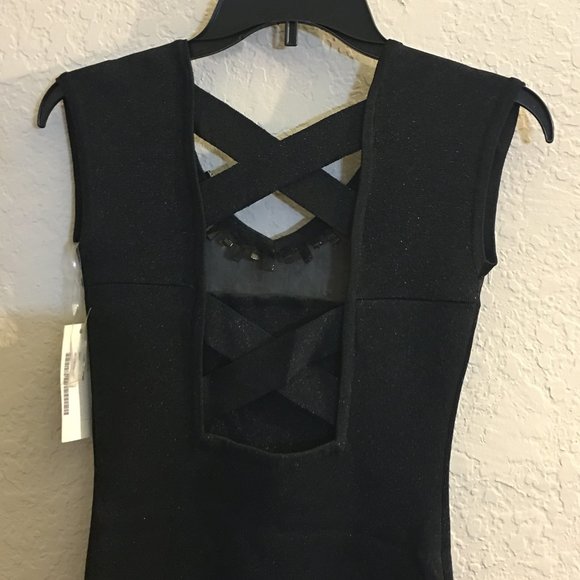 Mini Black Dress - Picture 3 of 4